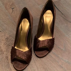 Mootsies Tootsies Satin Peep-Toe Pumps